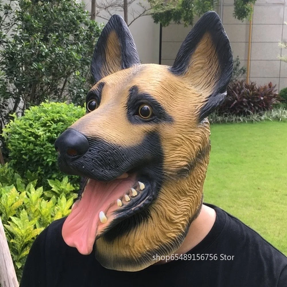 

Halloween Masquerade Dog Husky Mask funny Rubber Animal Mask latex party Animal Mask Halloween Carnival Party Headgear Props