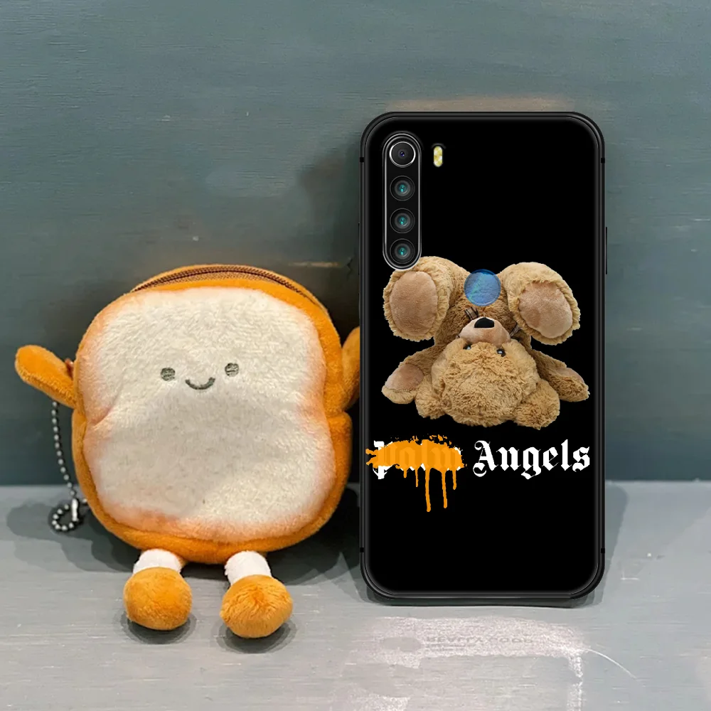 

Palm-Los Luxury Angeles Bear Phone Case Cover Hull For XIAOMI Redmi Note 6 7 8 9 10 T S A K 20 30 40 Pro black Shell Soft Back