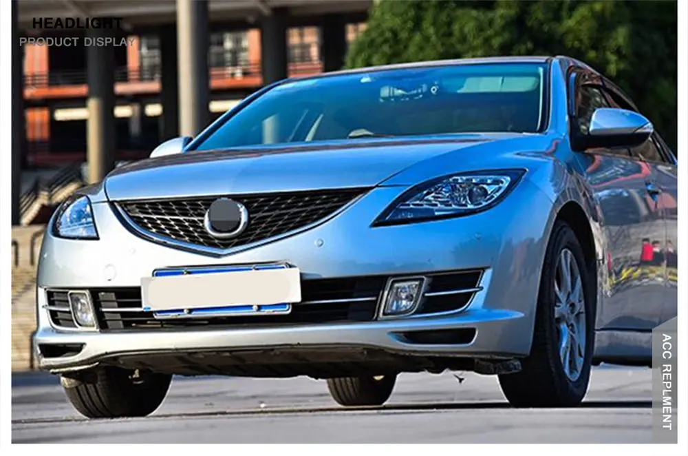 2 шт. светодиодный фары для Mazda 6 Atenza 2009-2013 светодиодный автомобильный фонарь ангельские глазки ксенон HID комплект Противотуманные фары светодиодный дневные ходовые огни