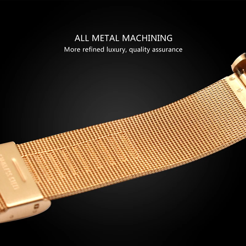 Модные мужские и женские Смарт-часы с металлическим ремешком водонепроницаемые