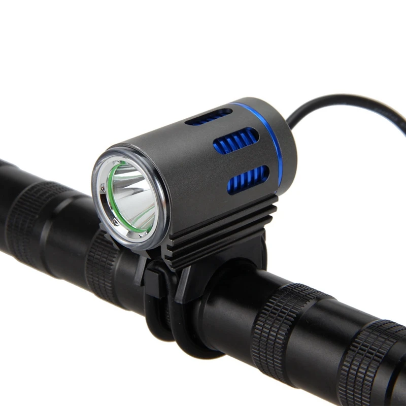 Bicycle Light Xm-L2 Led 4 Modes Front Bike Head Battery Pack Charger Riding Cycing Gift(Blue Single Lamp) | Спорт и развлечения
