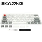 Механические игровые клавиатуры Skyloong 616468 клавиши PBT, аксессуары для механической клавиатуры, милые клавиши для Gk61 GK64 SK61 SK64 SK68