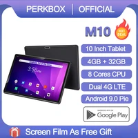 hot version 10 inch tablet octa core android 9 pie 4gb ram 32gb rom 1280x800 hd ips 4g fdd lte phone call bluetooth gps wifi pad