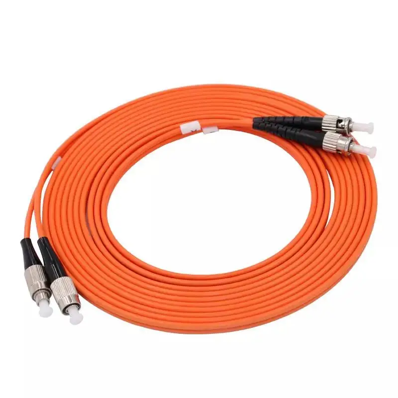 

Optical Fiber Jumper Patch Cord Cable,FC/UPC-ST/UPC,3.0mm Diameter,OM1 Multimode 62.5/125,Duplex