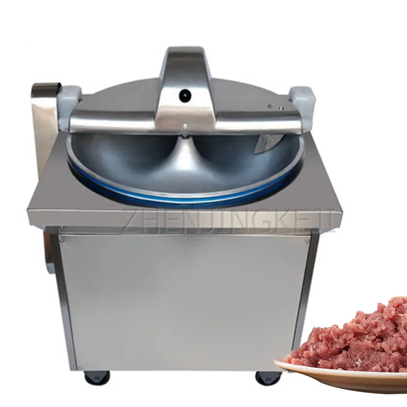 

Electric Minced Meat Cut Dumplings Chop Vegetables Hit Dish Device Commercial Basin Style Food Stuffing Machine Stainless Steel