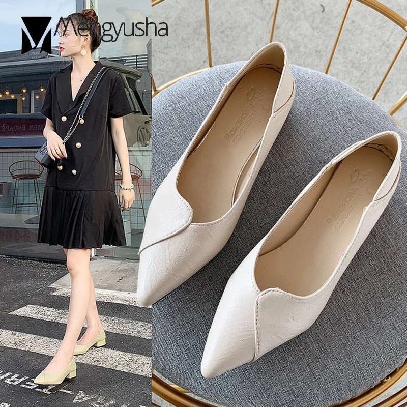 Женские туфли с острым носком брендовые офисные на высоком каблуке закрытым