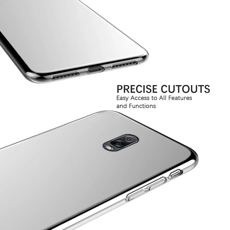 Прозрачный ТПУ мобильный телефон чехлы для Samsung Galaxy C8/C7 2017/J7 Plus/C710 мягкий