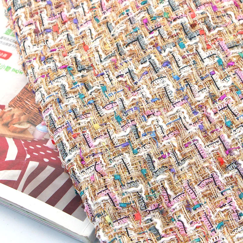 50*145 см Высококачественная Изысканная популярная Золотая шелковая тканая