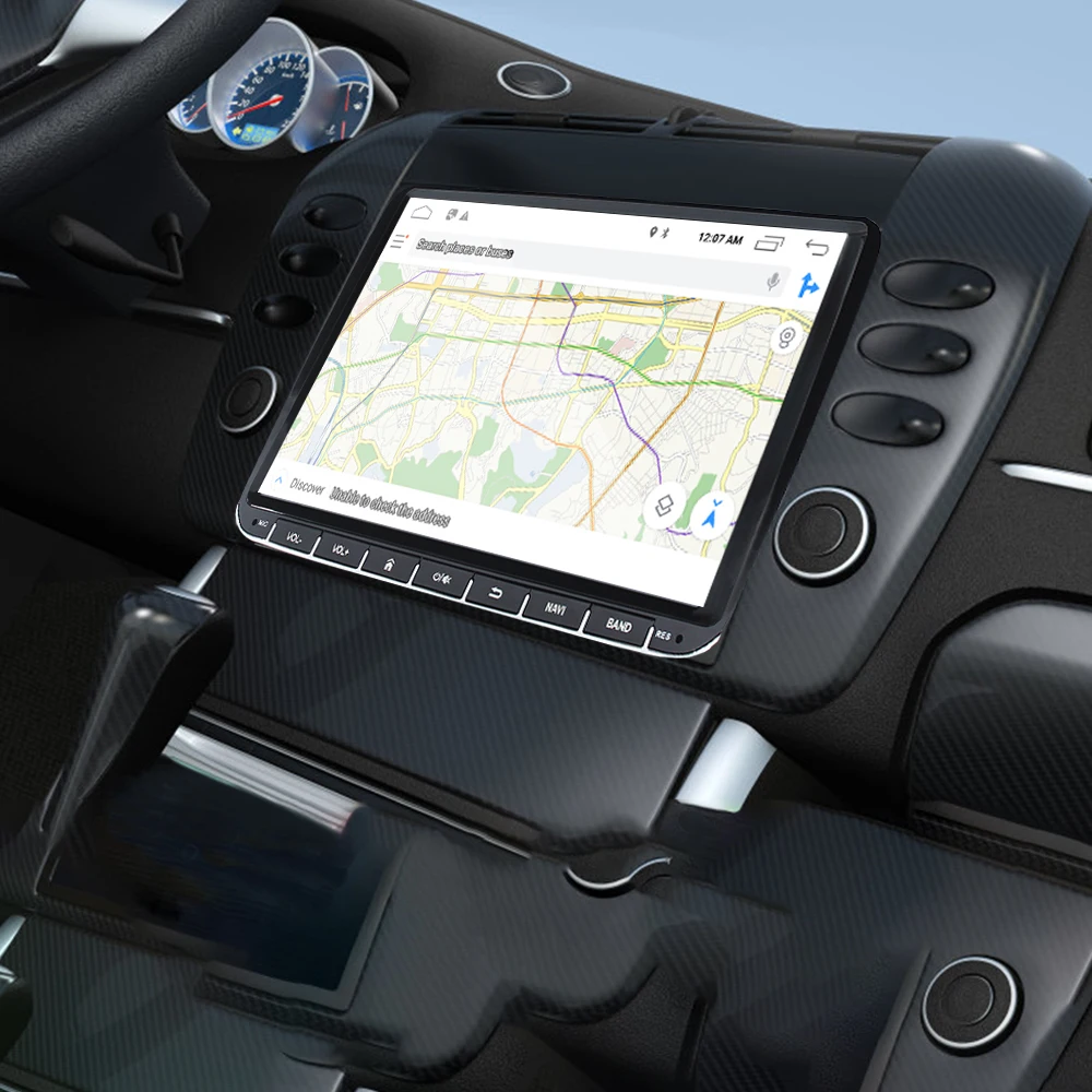 Автомобильный мультимедийный плеер TOPSOURCE 9 дюймов Android 2 Din с GPS Wifi автомобильное