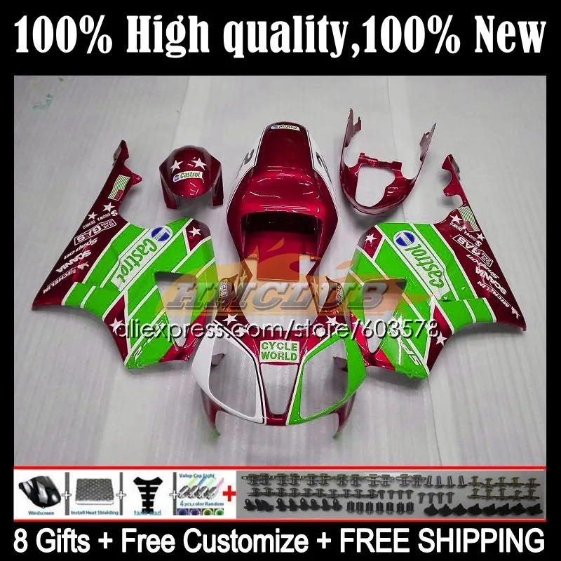 

Обтекатель для HONDA VTR1000 2000 2001 2002 2003 2004 2005 2006 39CL.141 RTV VTR 1000 RC51 SP1 SP2 00 01 02 03 04 05 06 красный зеленый