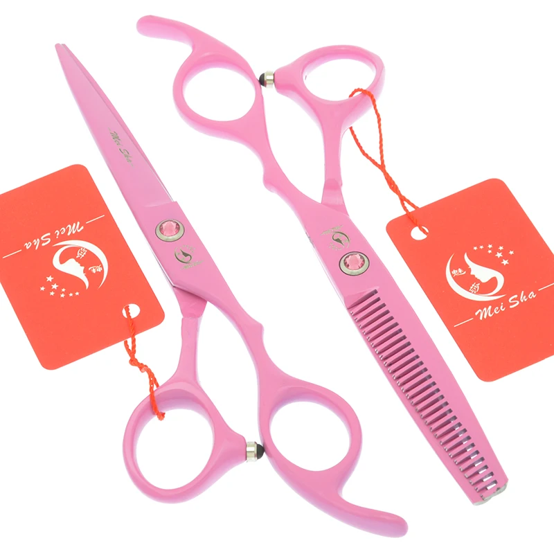 

Meisha 6 inch Hair Scissors Set Professional Hairdressing Cutting Thinning Shears Haircut Scissors Barber Accessories A0076A