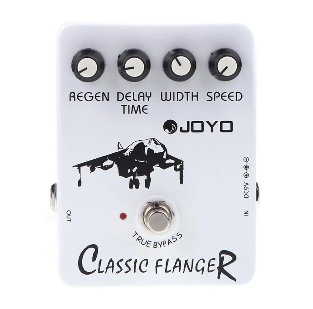 Joyo JF 07 Classic Flanger педаль для гитарных эффектов с настоящим обходным дизайном гитары