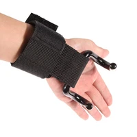 wrist support strong pro weight lifting training sports gym hook grip strap glove wrist support training sports gym
