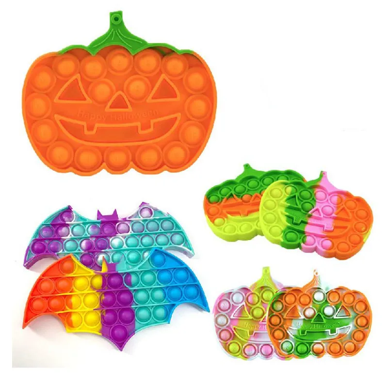 

Новинка 2021, игрушки-антистресс для Хэллоуина, игрушка-призрак с пузырьками, антистрессовая игрушка с английским алфавитом, снятие стресса д...