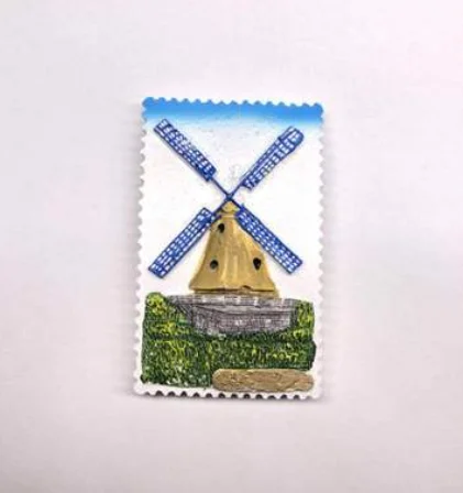 3D магниты на холодильник из смолы голландские тюльпаны ветряная мельница