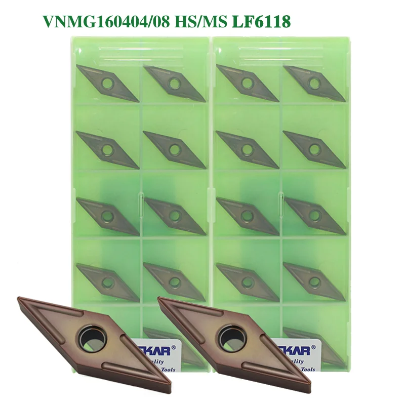 Твердосплавные пластины VNMG160404 VNMG160408 HS MS LF6118 DESKAR токарный станок с ЧПУ