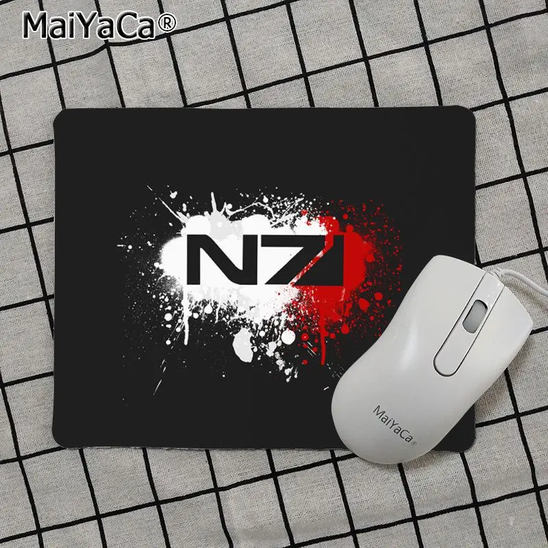 Maiya Top Quality Mass Effect N7 DIY Design Pattern Game mousepad Selling Wholesale Gaming Pad mouse | Компьютеры и офис