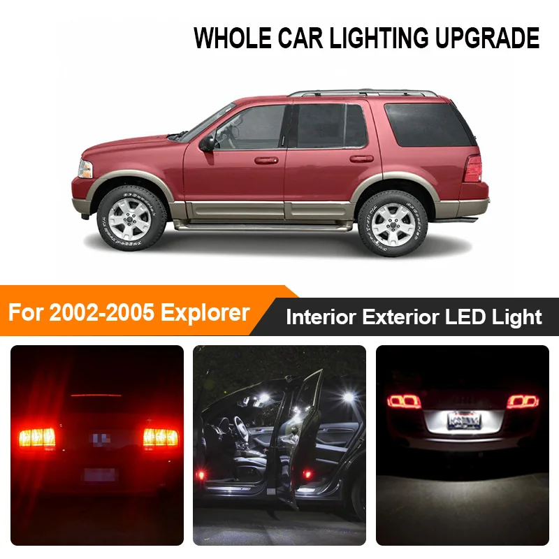 Автомобильные лампы белого и желтого цвета для наружного внутреннего освещения