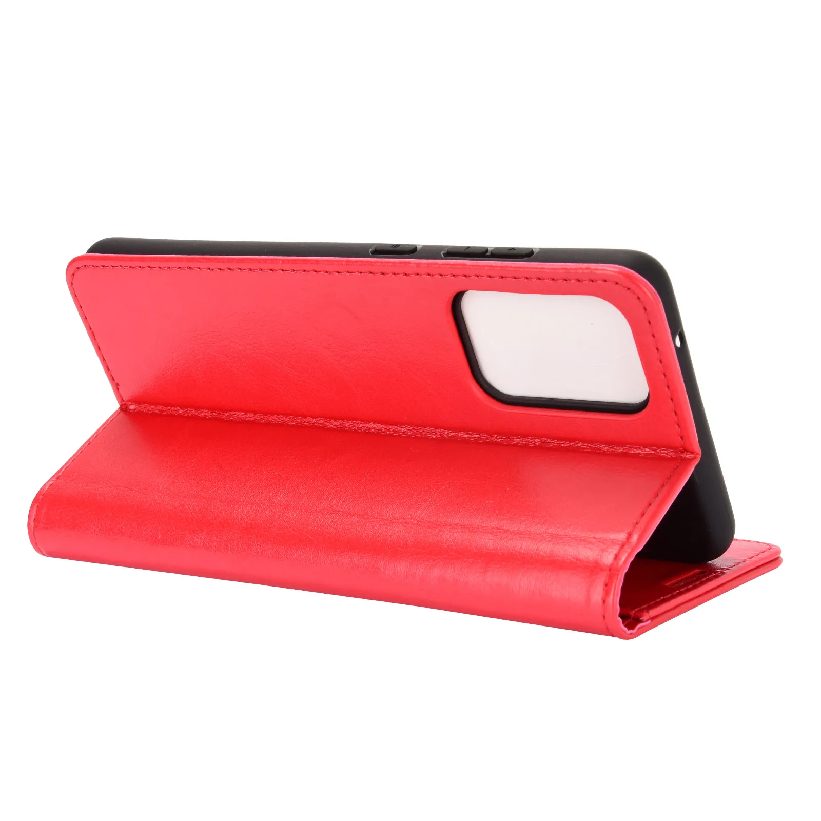 

Full Protection Plain Vintage Leather Flip Case for Samsung Galaxy A52 5G A72 A71 A51 A21S A02 M31S S20 FE S21 Ultra Cover
