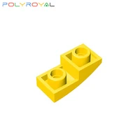 polyroyal building blocks technicalal parts 1x2 reverse curved brick moc compatible with brands toys for children 24201