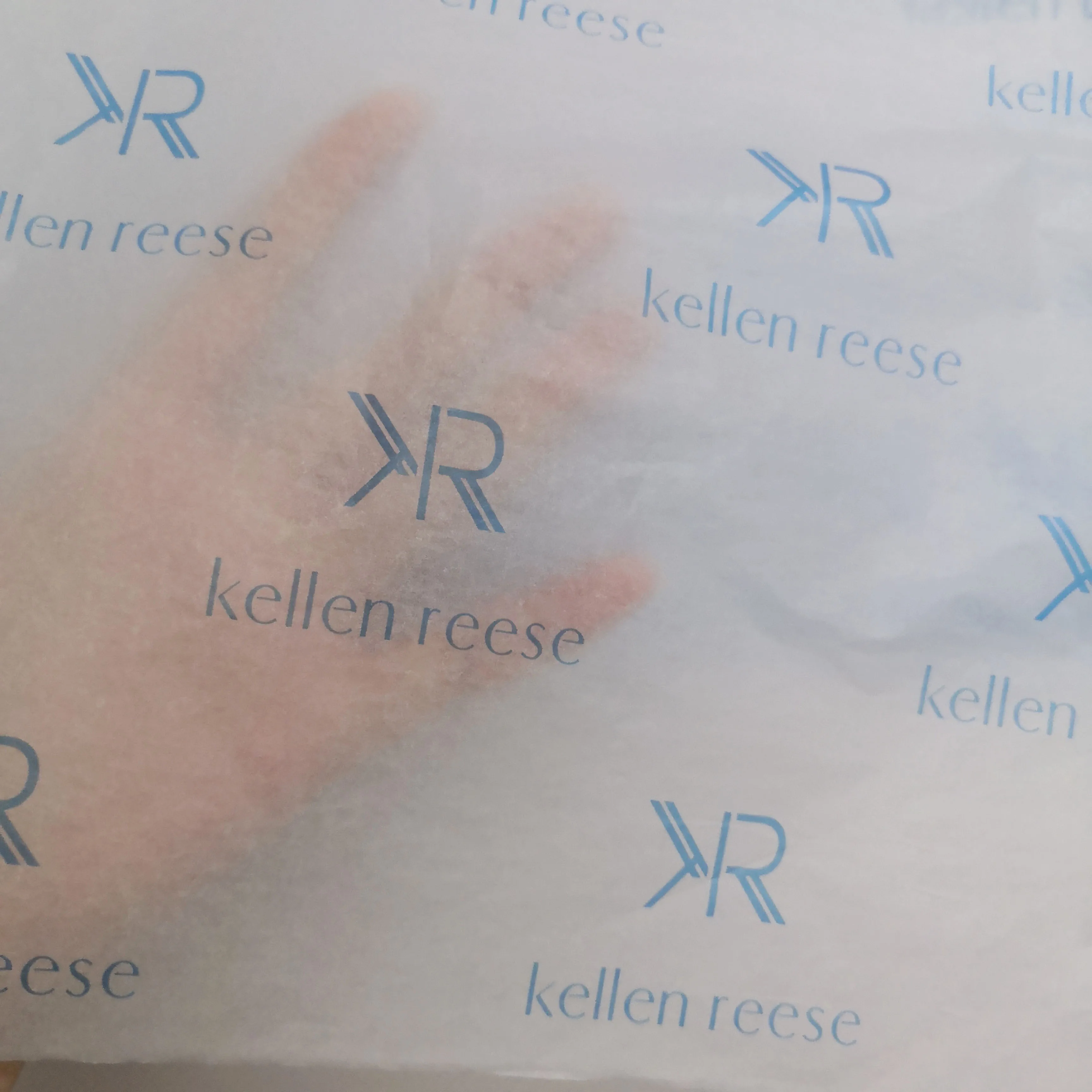 Индивидуальная печать 17 г мягкая салфетка упаковочная бумага с логотипом на