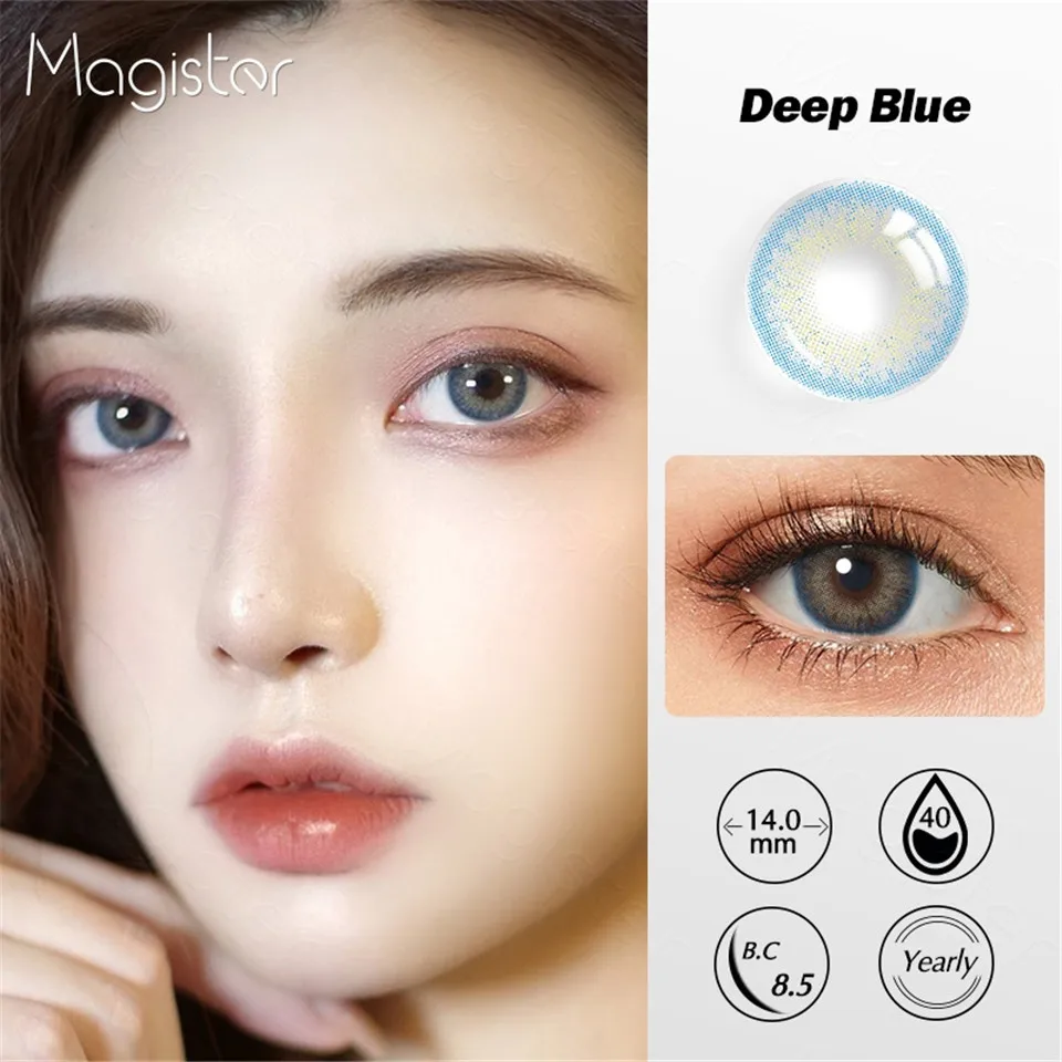contact lenses 1 pair colorful contact lenses circle lenses yearly use eye color lens colored lenses for eyes new eye contacts free global shipping