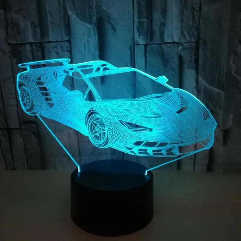 

car Night light Colorful Remote Control or Colorful Touch Creative gifts