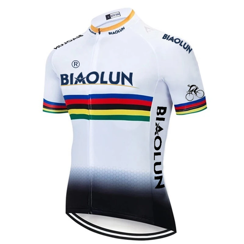 

Men's Top Quality Cycling Jersey Short sleeves Pro Team Bicycle Clothing Quick Dry Bike Shirt Sports Wear Ropa Ciclismo For MTB