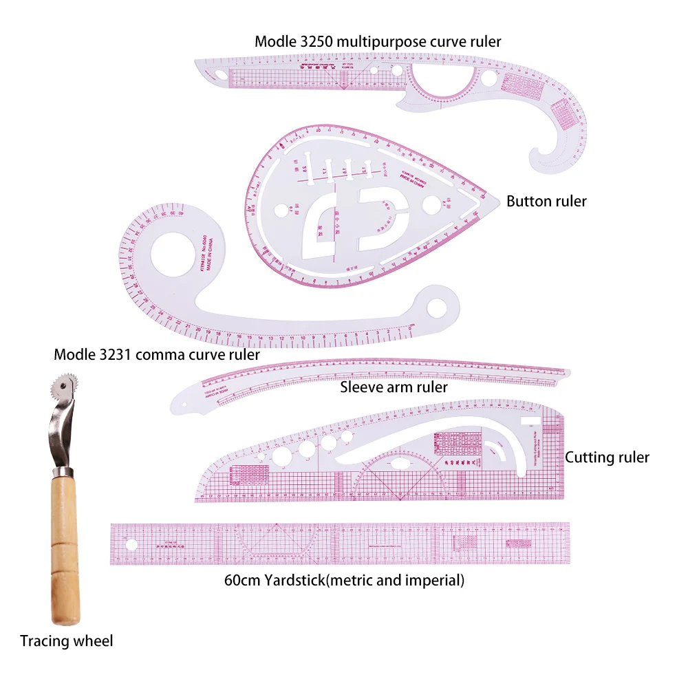 Набор из 7 предметов многофункциональные аксессуары для шитья Ткани в стиле