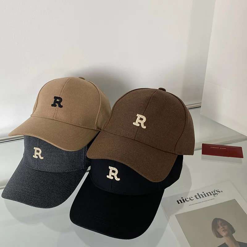 Стандартная бейсболка R регулируемая Женская кепка для показа окружности головы