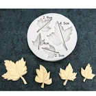 Кленовая фотоформа, эпоксидная смола, искусственное украшение, ручная работа, форма для помадки, шоколада, кленовый лист, силиконовая форма