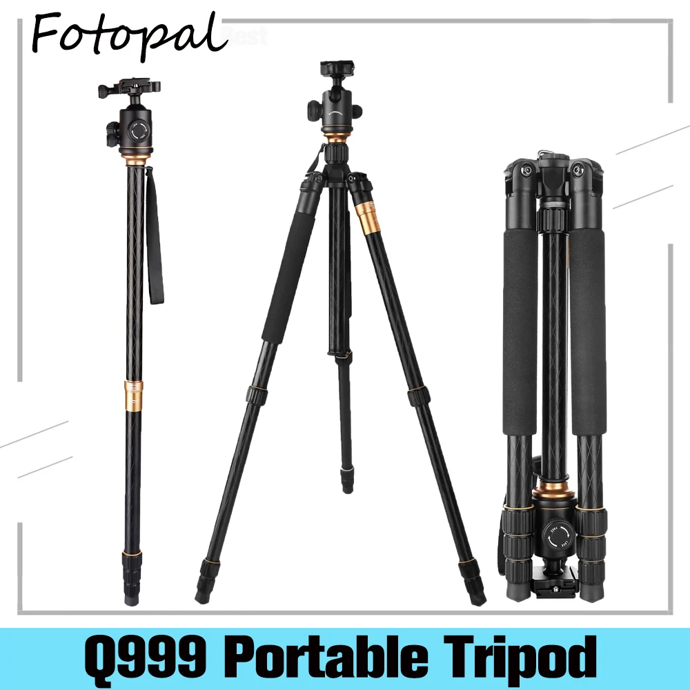 Штатив Fotopal Q999 из магниевого сплава портативный профессиональный штатив для