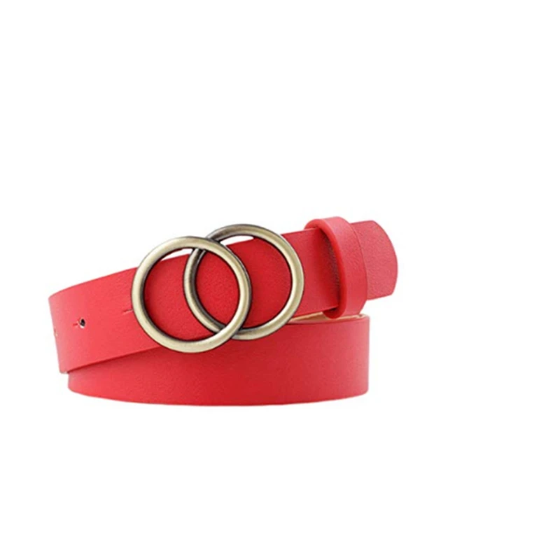 Новинка Женский дизайнерский широкий кожаный пояс женские двойные ремни с