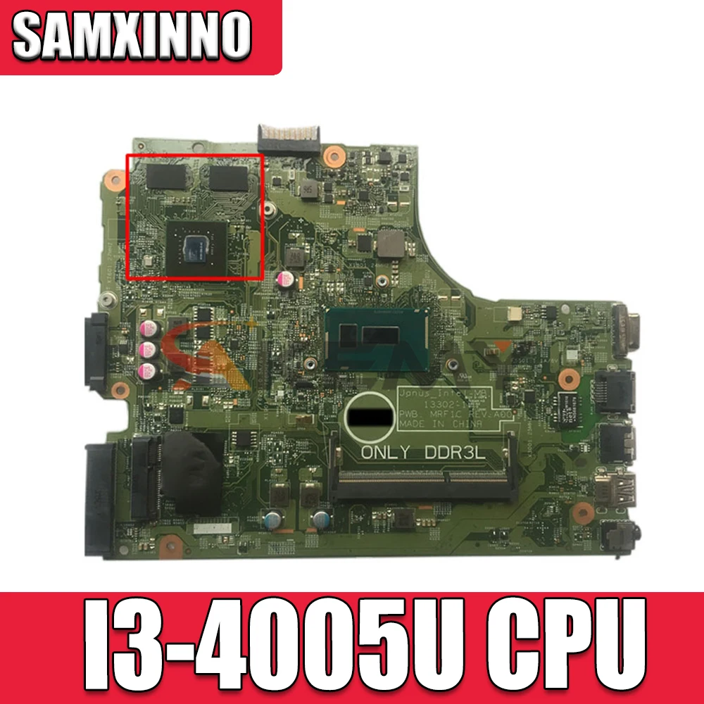 

High quality CN-0N59VV for Dell Vostro 3446 3546 3449 3549 Laptop Motherboard SR1EK I3-4005U N59VV 100% tested