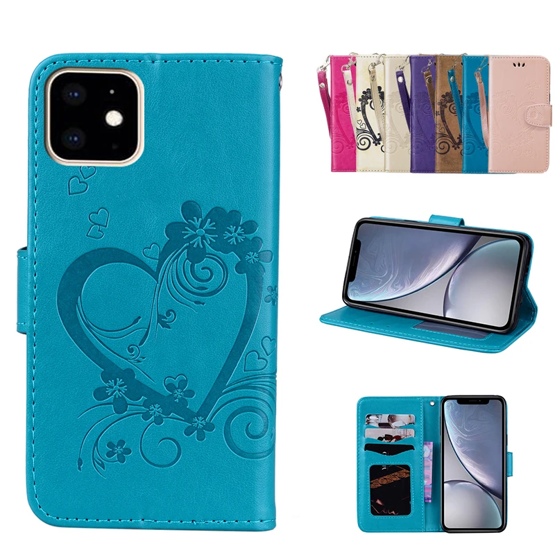

Ultra Thin Flip Leather Case For Apple IPhone 11 12 MiNi X XS XR 5 5S SE 6 7 8 Plus Pro Max Bracket Card Slot Wallet Cases Cover
