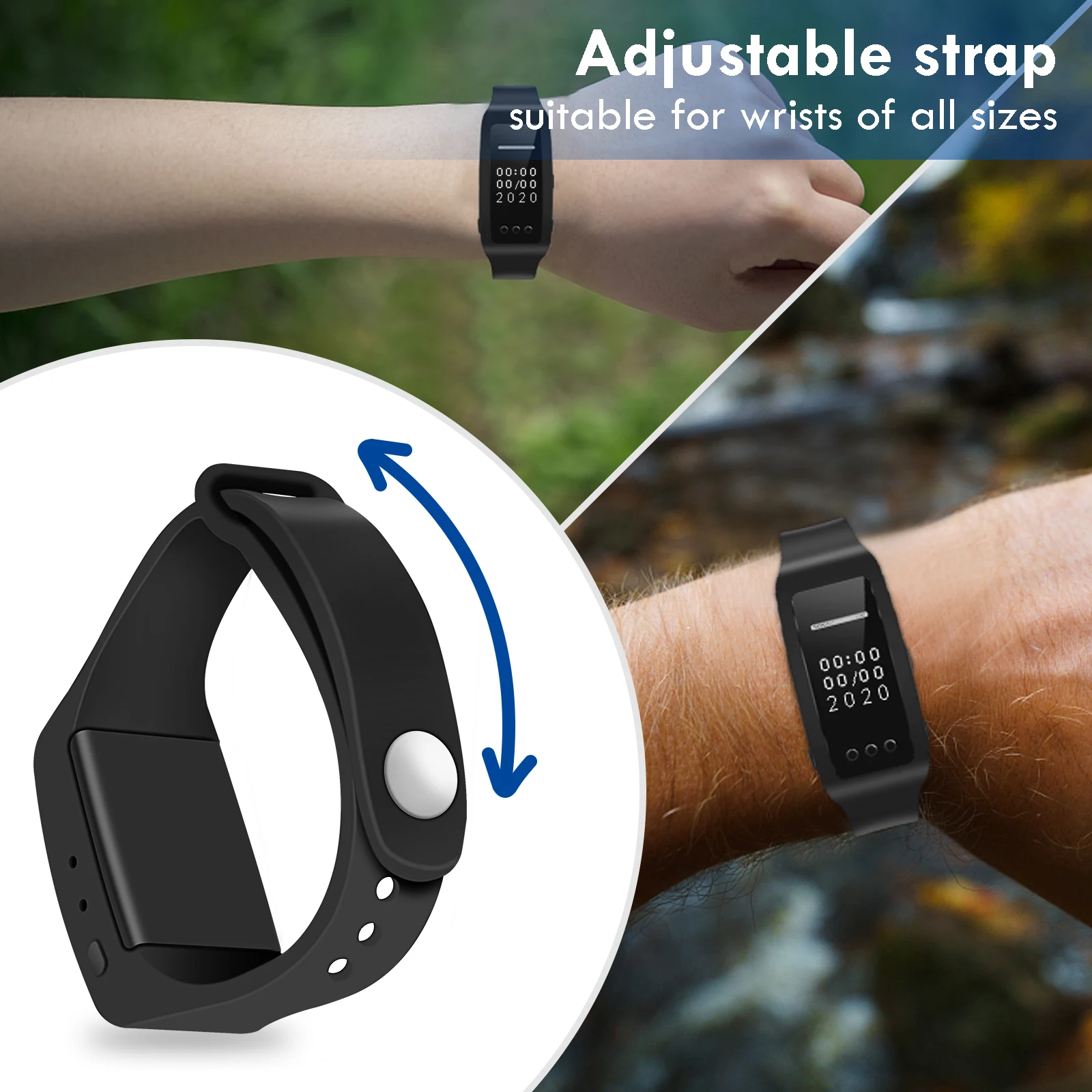 Носимый браслет с цифровой записью 32 ГБ спортивный для интервью встреч