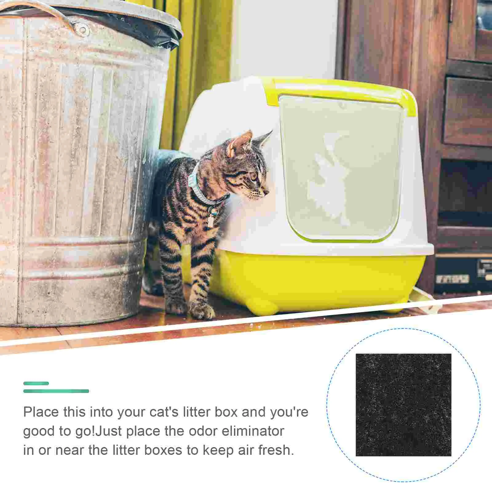 24 шт. дезодорирующие фильтры для кошачьего туалета | Дом и сад