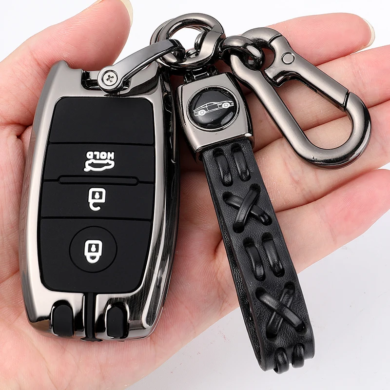 

Zinc alloy key case is suitable for Yueda Kia Sportscar KX1/KX7/KX5/K3 Smart Sports Metal Full Cover Key Case