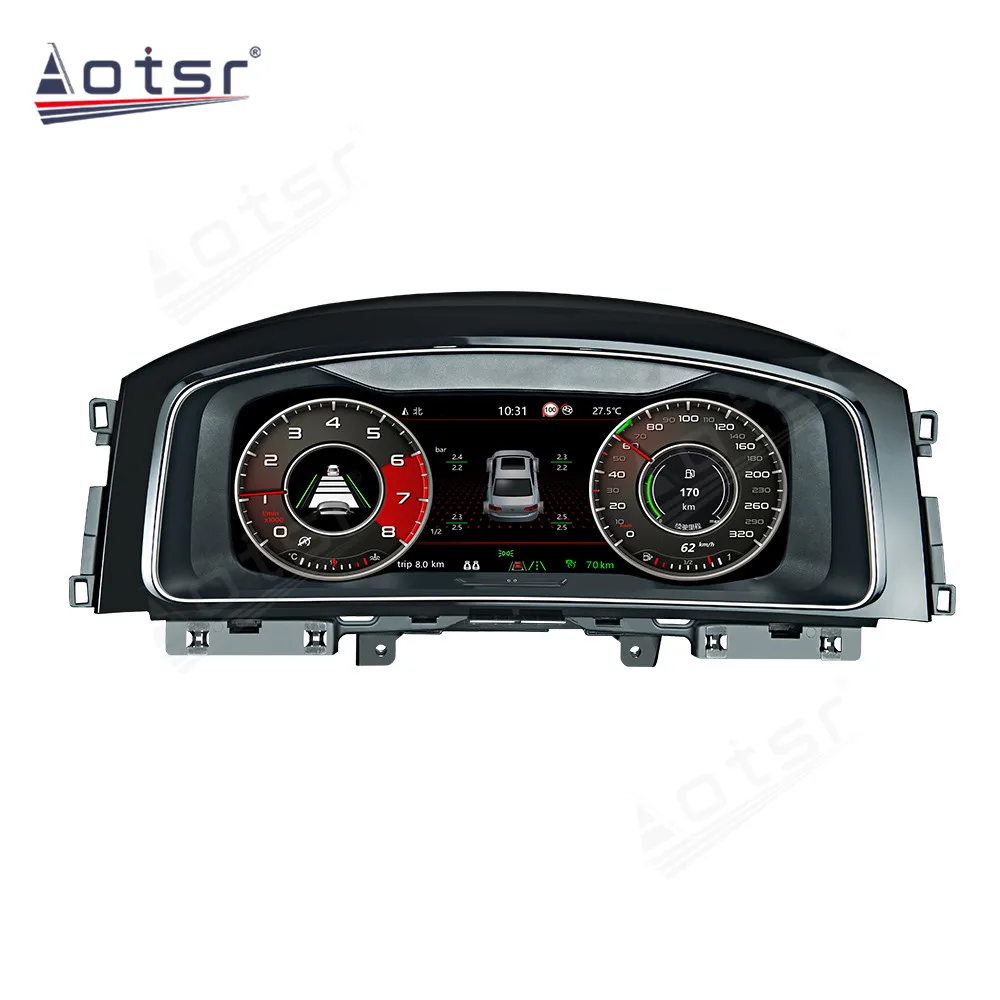 

For VW B8 PASSAT CC Golf 7 GTI Teramont Variant Car Instrument Dashboard Display LCD Android GPS Navigation Multimedia Head Unit