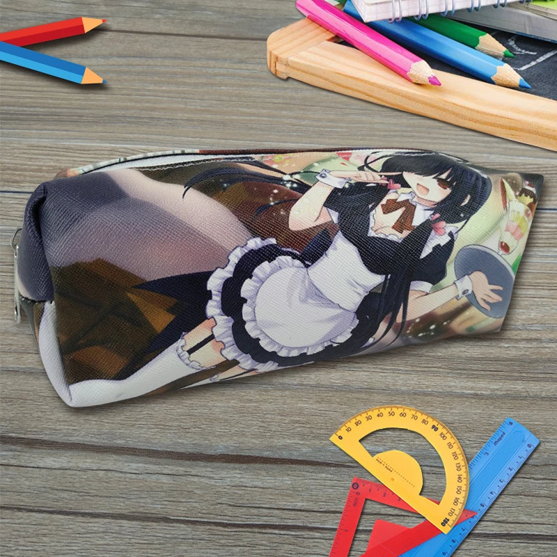 1 шт. пенал в стиле аниме для детектива Конана САО Наруто школьные принадлежности