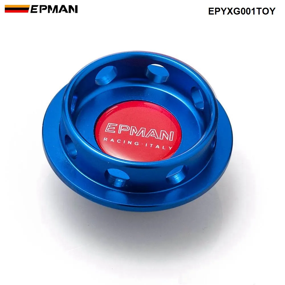Спортивный EPMAN Ограниченная серия Заготовка алюминиевый моторный Масляный Фильтр Крышка топливного бака заглушка для Toyota EPYXG001TOY