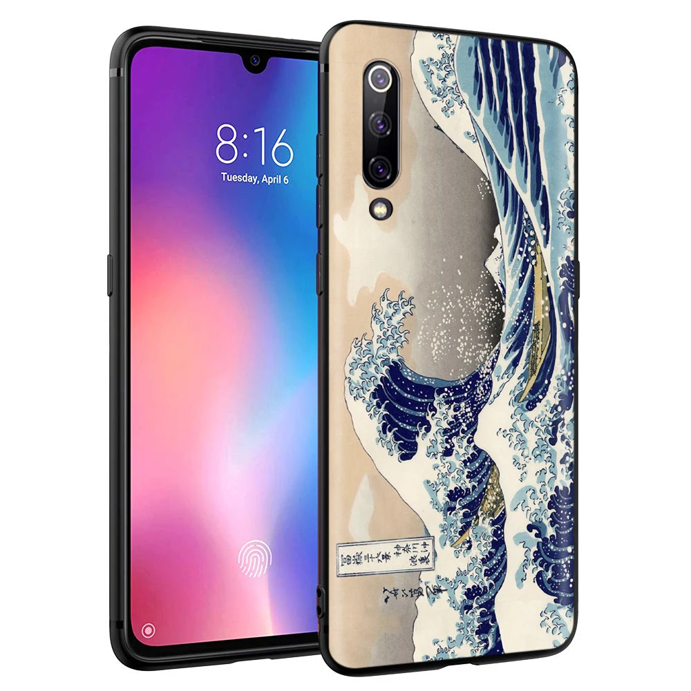 Японский чехол The Great Wave off Kanagawa для Xiaomi Redmi Note 4 4x 4a 5 5a 6 8 8A MI 9 9s 10 8T K30 Pro Max Lite