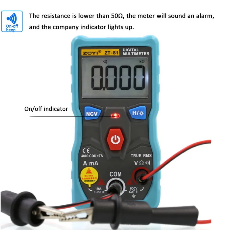 Цифровой мультиметр S1 с ЖК дисплеем тестер автоматический подсветкой