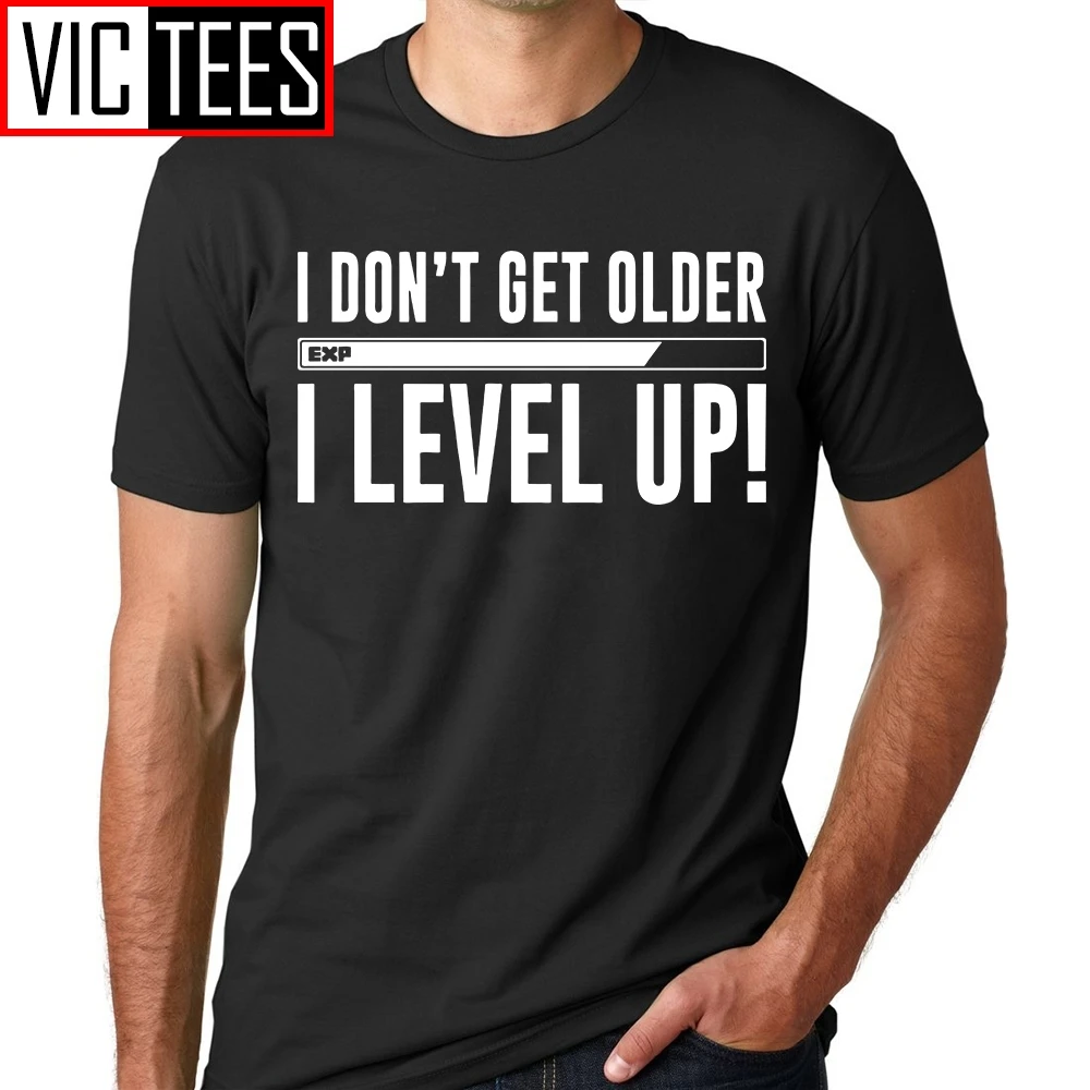 Мужские футболки я не стару Выравниваюсь Забавный подарок на день рождения