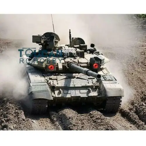 

US Stock Heng Long 1/16 Radio Controlled Tank Model TK6.0 3938 Russia T90 Upgraded Parts Red Black Eyes TH16371-SMT4