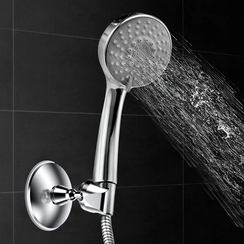 

Vacuum Suction Cup Shower Head Holder Adjustable Handheld Shower Head Holder, Bidet Sprayer Reusable Removable Shower Bracket Sh