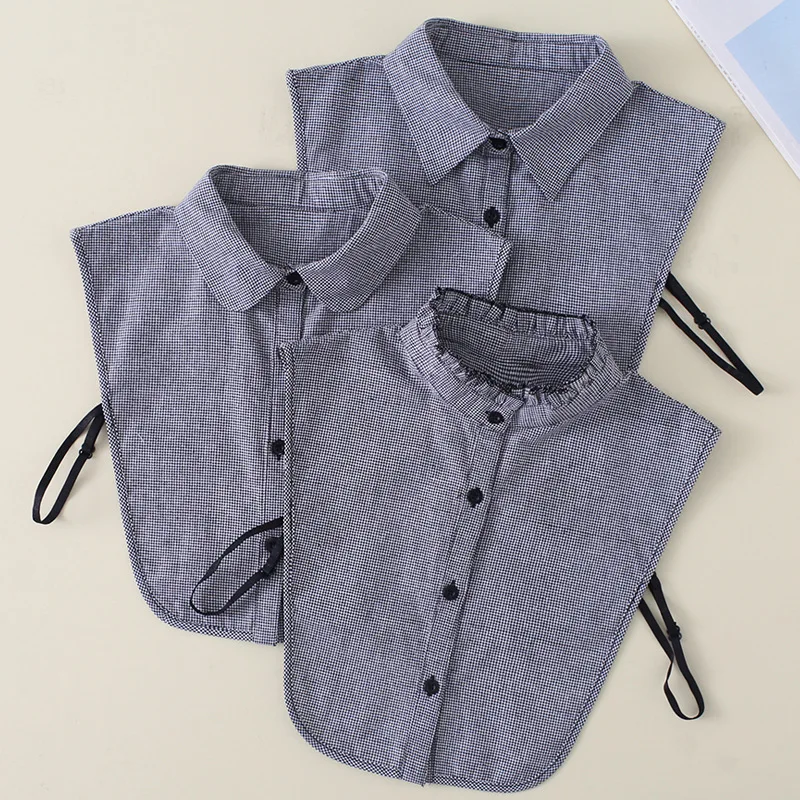 

Коллекция 2023 года, съемные воротники для женщин, воротник-стойка, искусственная блузка, мужской воротник-подвеска, ожерелье