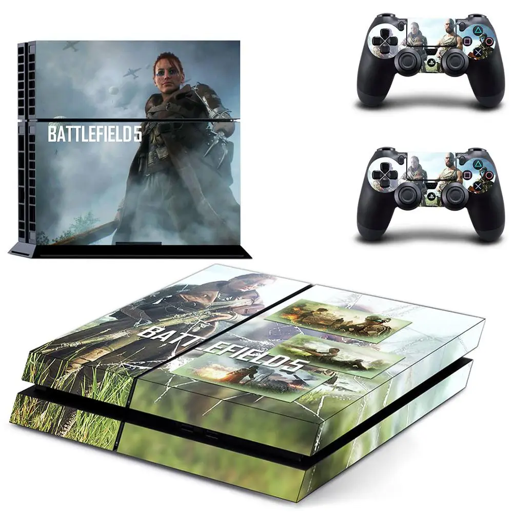 Игровая станция 4 наклейка s Battlefield 5 Виниловая для PS4 PS наклейки Pegatinas консоли