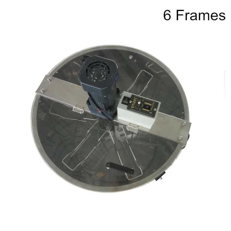 Электрический экстрактор меда из нержавеющей стали 6 рамок центрифуга для Apiary