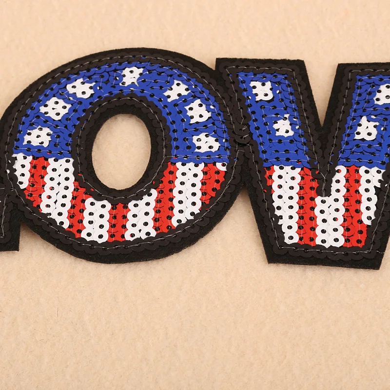 Нашивка I Love Paris для пришивания утюгом французская дорожная сувенирная